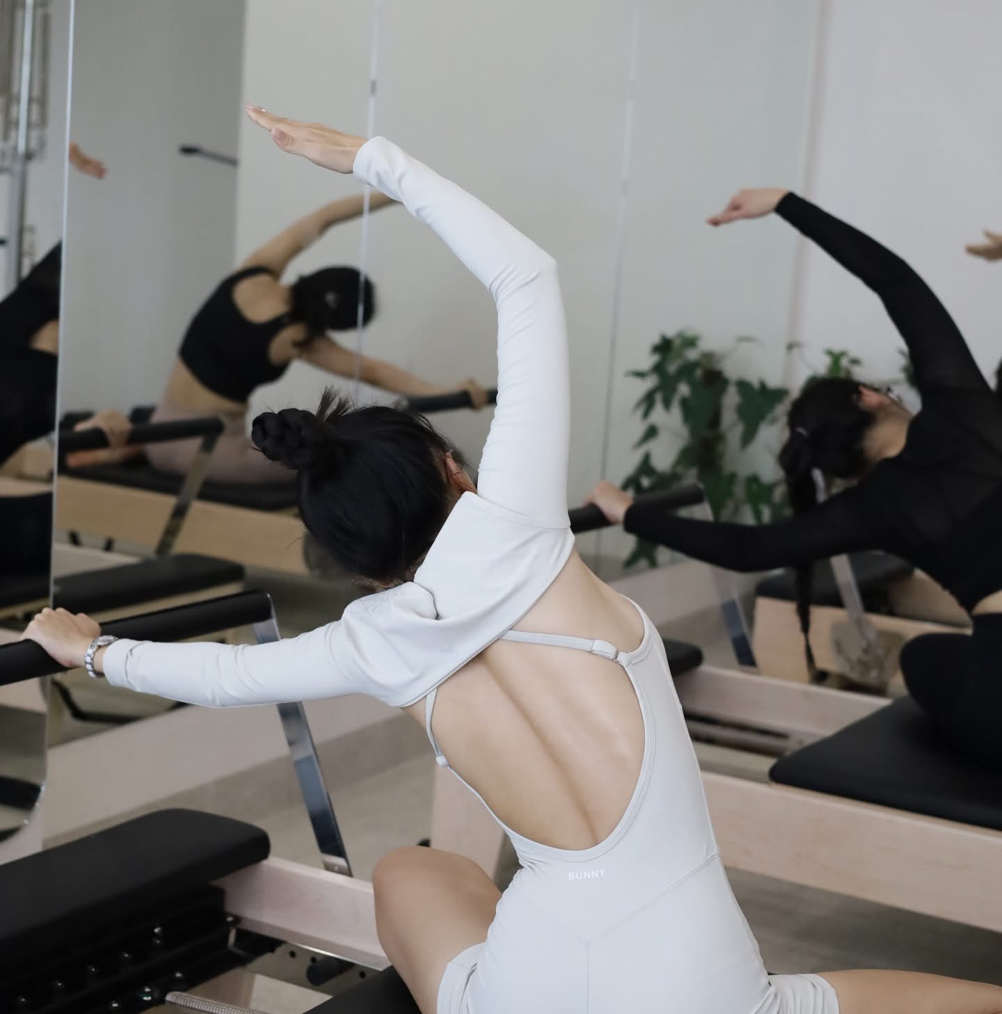 Reformer Pilates class at Move Pilates & Barre